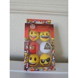 Emoji Golf Balls (Pack Of 6)